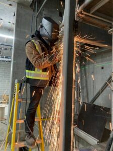 Metal Fabrication for Custom Steel Structure at 8486 Oak Street, Vancouver