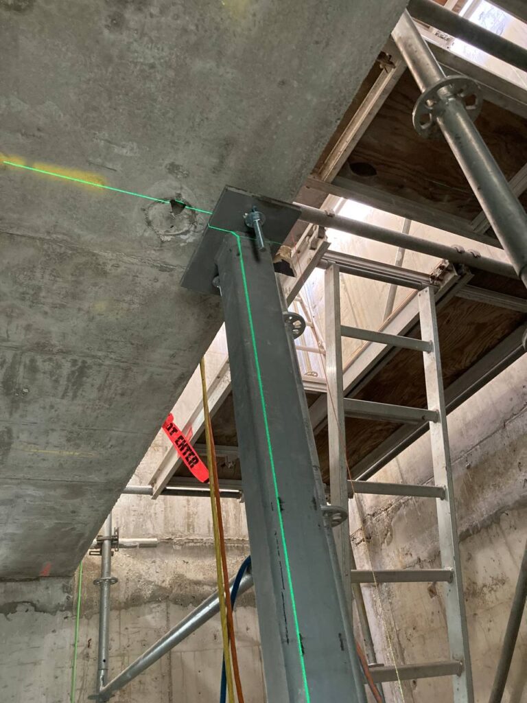 Securing Horizontal and Vertical Steel Beams at 8486 Oak Street, Vancouver