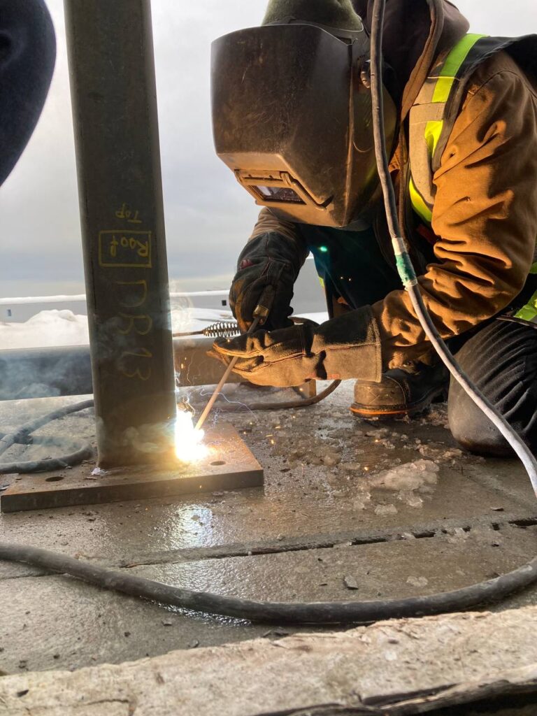 Bracing and Reinforcing Steel Structure for Stability at 8486 Oak Street, Vancouver