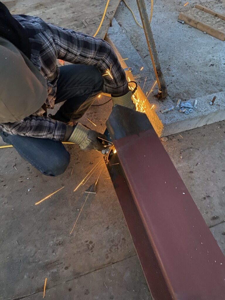 Welding Steel Frame Joints for Durability at 2356 Ottawa Ave., West Vancouver