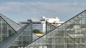 Steel & Glass Combo building modern and custom metal