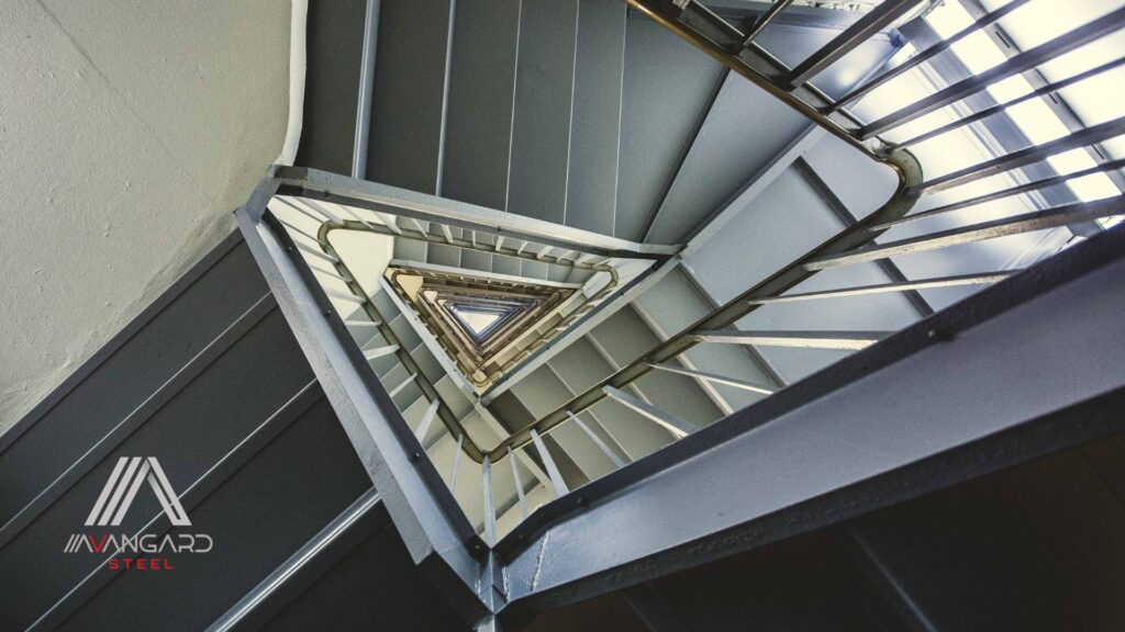 Modern Steel Stair Design in vancouver