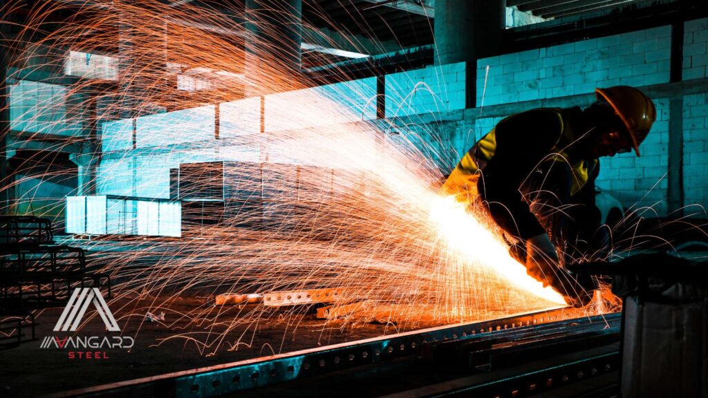 Professional metal fabrication shop in Vancouver BC by Avangard Steel producing custom steel structures