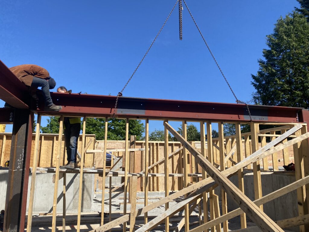 Precision structural steel fabrication for Burnaby industrial facility by Avangard Steel