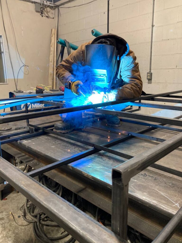 Architectural steel design for modern commercial building in Vancouver BC