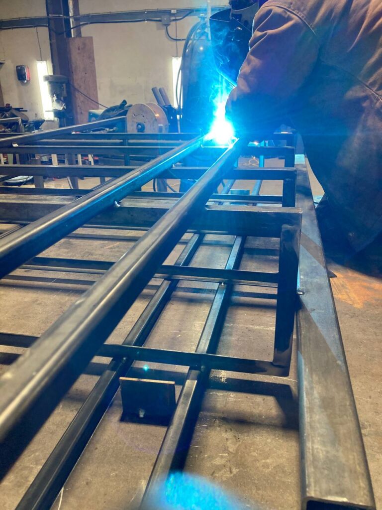 Custom architectural steel beams and details designed by Avangard Steel Vancouver