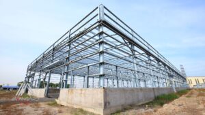 Commercial steel structure fabricated and installed in Vancouver by Avangard Steel