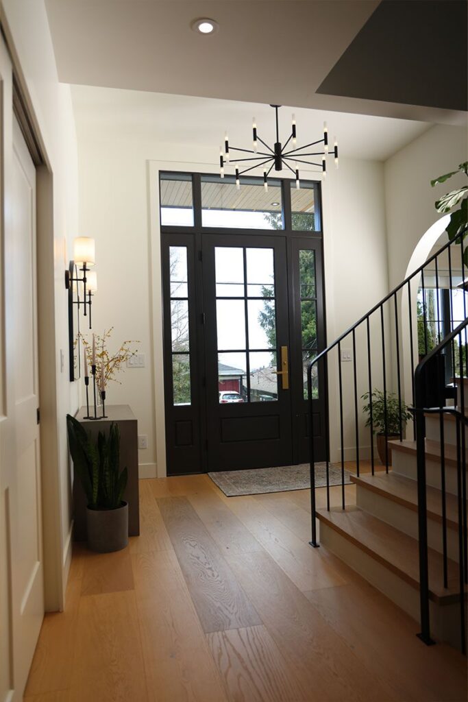 Commercial steel glass storefront doors fabricated in British Columbia